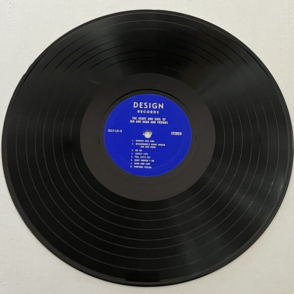The Heart & Soul Of Jan & Dean And Friends Vinyl LP 1962 Design Records SDLP-181 - Picture 6 of 9
